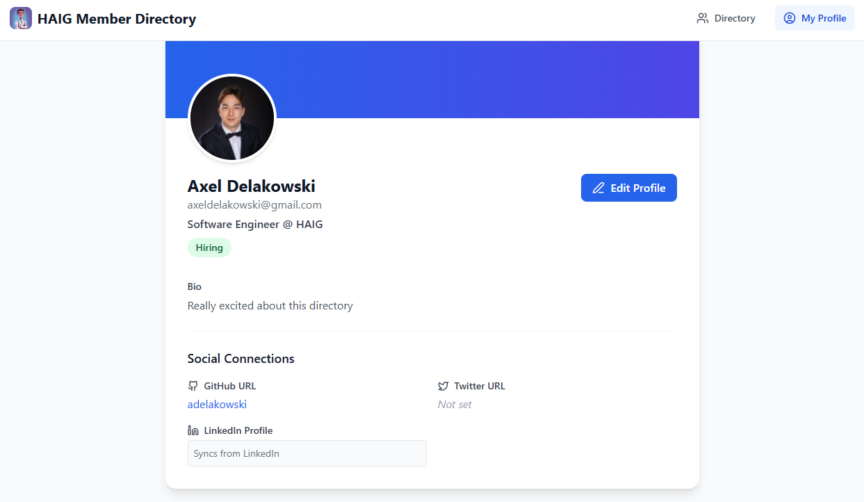Secure Member Directory